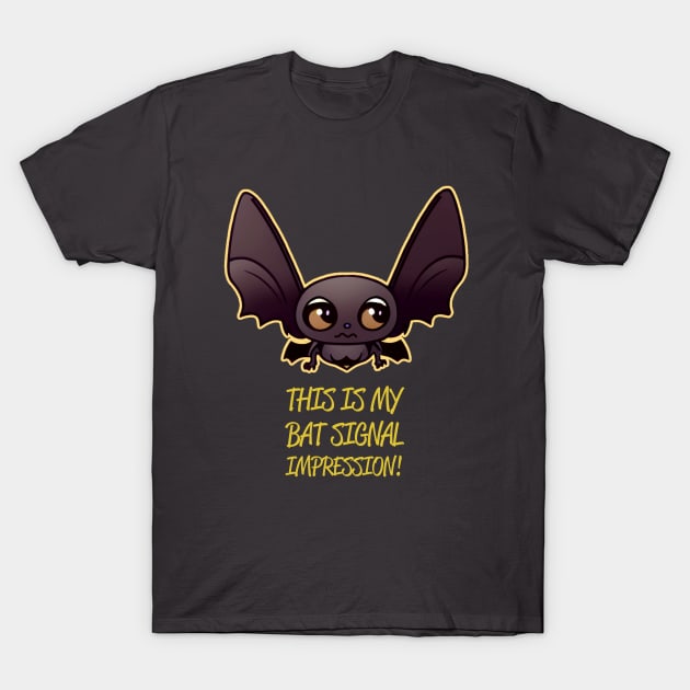 Bat Signal Kawaii Impression T-Shirt by Edongski303 Teepublic Merch